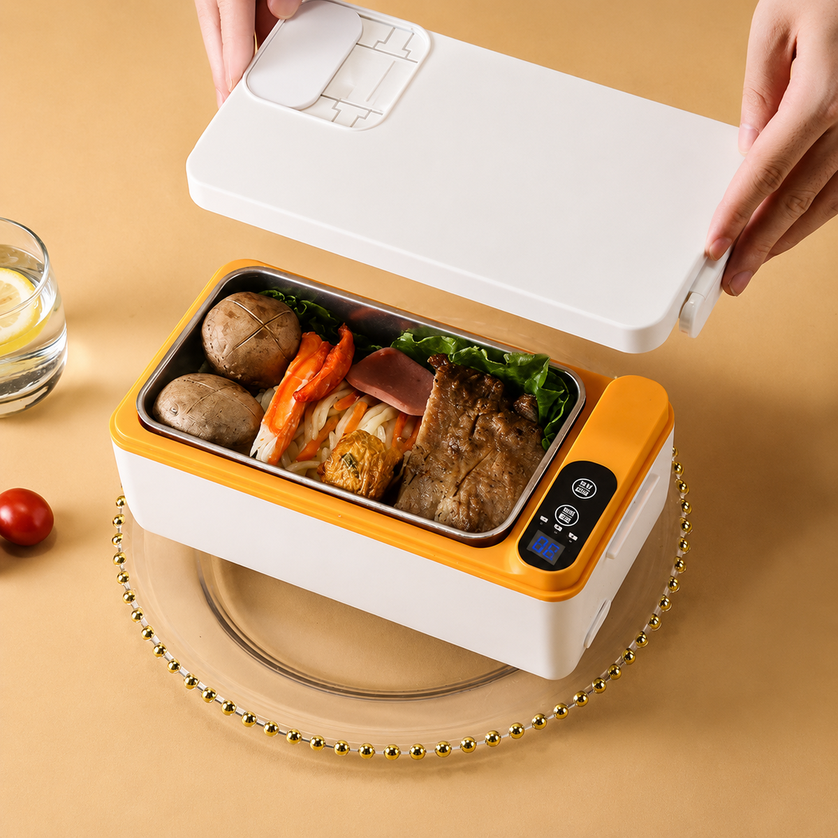 Lunch Box Électrique USB • Acier Inoxydable